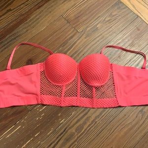 Love J hot pink bralette large